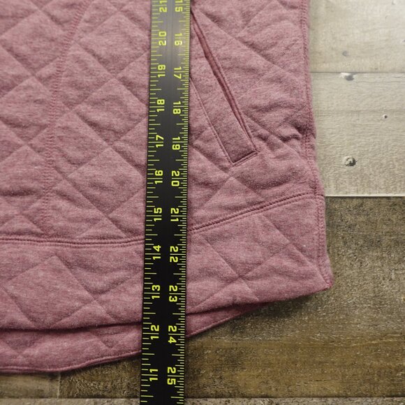 Marmot Quilted Snap Pullover Women’s Medium Rose Heather Outdoor Cozy Layer - Picture 5 of 11